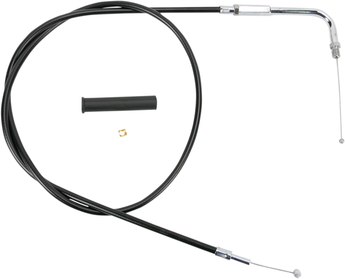 DRAG SPECIALTIES Black Vinyl Throttle Cable - 48" 4331108B