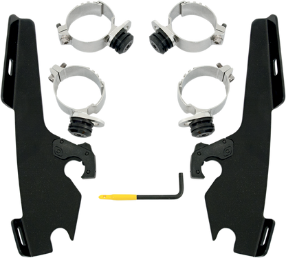 MEMPHIS SHADES Fats/Slim Trigger Lock Mounting Kit - Fury - Black MEB1960