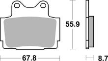 Brembo OE 90-91 Yamaha FZX Zeal 250cc Brake Pad - Rear