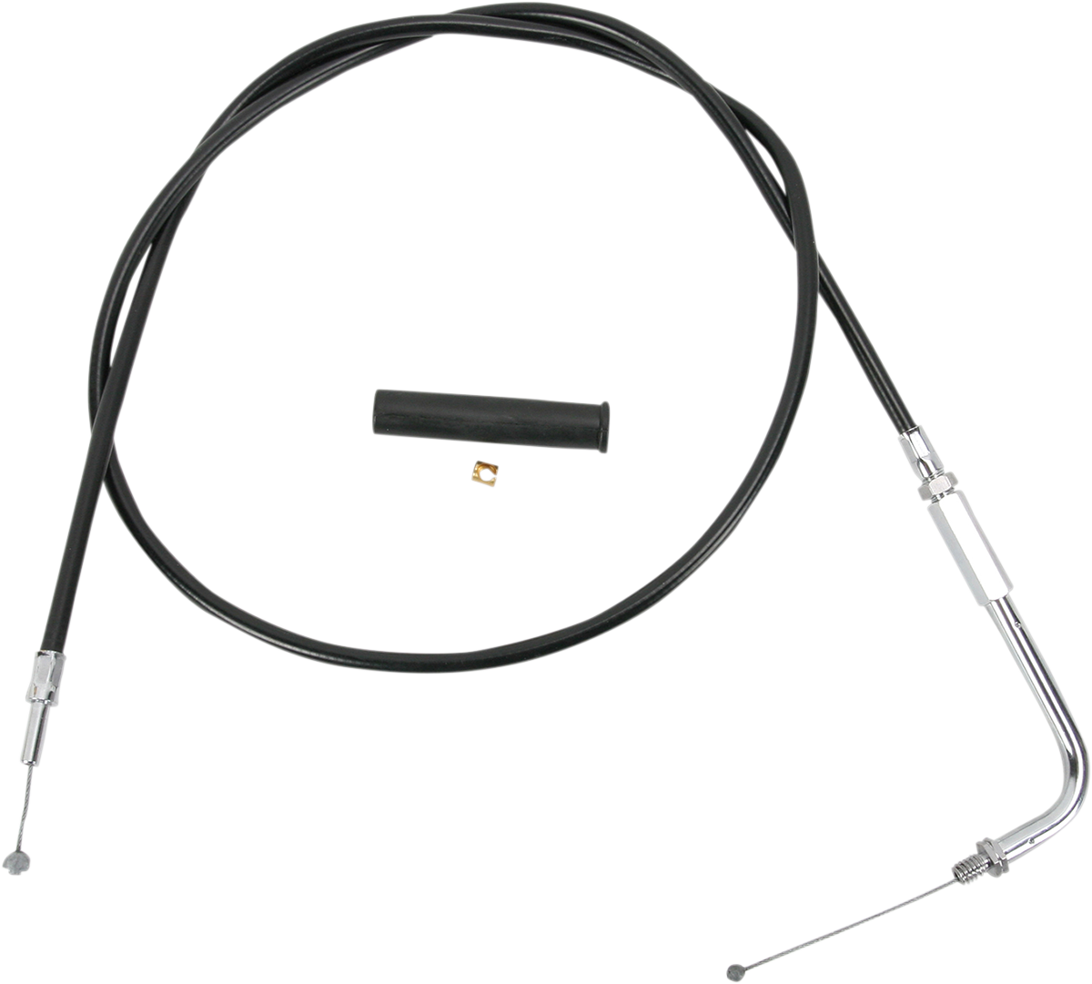 DRAG SPECIALTIES Black Vinyl Throttle Cable - 39-1/2" 4330506B