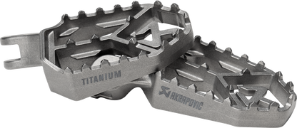 AKRAPOVIC Adventure Foot Pegs - Titanium - Triumph F-T12T1