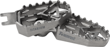 AKRAPOVIC Adventure Foot Pegs - Titanium - Husqvarna/KTM/Gas Gas F-KTM12T1