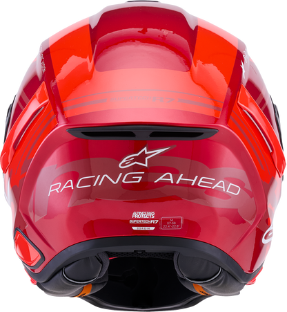 ALPINESTARS Supertech R7 Helmet - 22.06 - A-Core - Gloss Red/White - XS 8203426-3182-XS