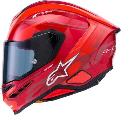 ALPINESTARS Supertech R7 Helmet - 22.06 - A-Core - Gloss Red/White - XS 8203426-3182-XS