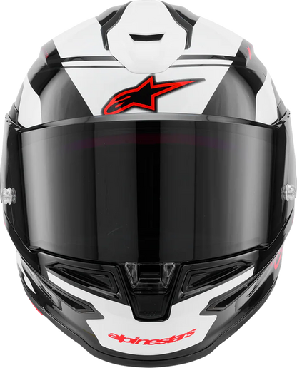 ALPINESTARS Supertech R7 Helmet - 22.06 - A-Core - Gloss Black/White/Red - XL 8203426-1353-XL
