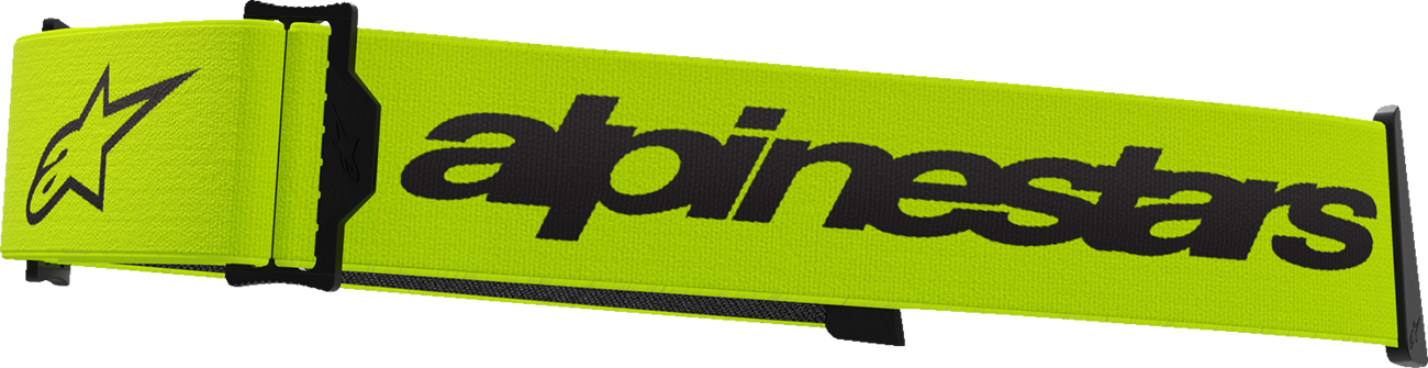 ALPINESTARS GOGGLES Supertech Goggle Strap - Yellow/Black 9400125-551