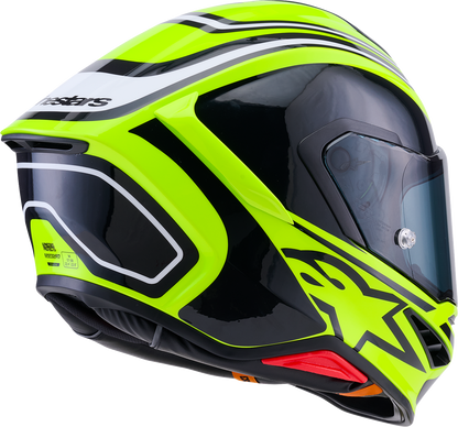 ALPINESTARS Supertech R7 Helmet - Zeal - 22.06 - Gloss Yellow Fluo/Black/White - 2XL 8202826-5021-2XL
