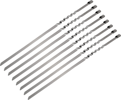DEI Lockjaw Locking Ties - 8" - 9-Pack 10204