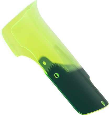 KLOCK WERKS Windshield - 9" - Green Ice - Chieftain PowerPlus/Roadmaster PowerPlus KWW-04-0649