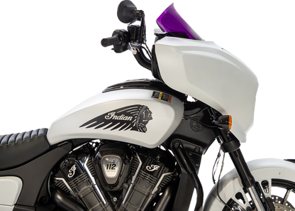 KLOCK WERKS Windshield - 9" - Purple - Chieftain PowerPlus/Roadmaster PowerPlus KWW-04-0656