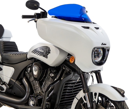 KLOCK WERKS Windshield - 9" - Blue - Chieftain PowerPlus/Roadmaster PowerPlus KWW-04-0655