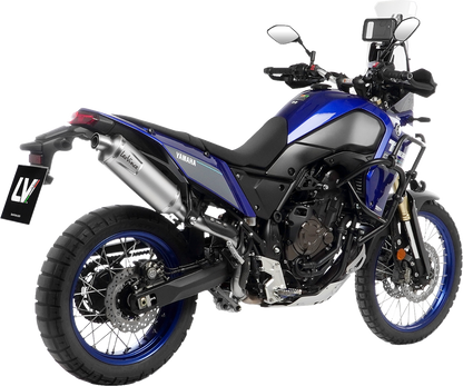 LEOVINCE LV One Evo Slip-On Muffler - Stainless Steel - High Mount - Yamaha Tenere 700 14465EU: