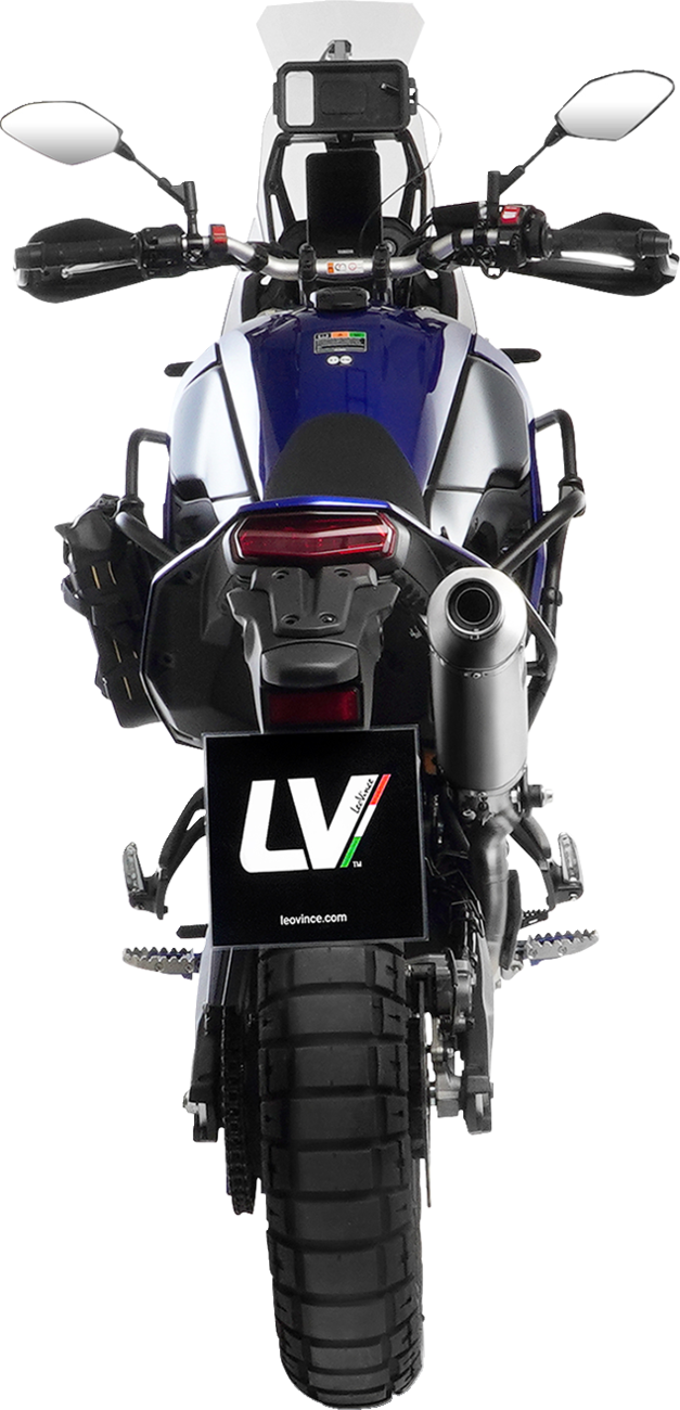 LEOVINCE LV One Evo Slip-On Muffler - Stainless Steel - High Mount - Yamaha Tenere 700 14465EU: