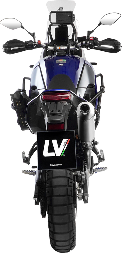 LEOVINCE LV One Evo Slip-On Muffler - Stainless Steel - High Mount - Yamaha Tenere 700 14465EU: