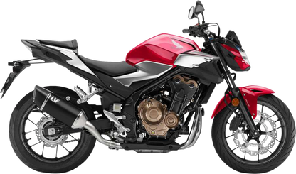 LEOVINCE LV-14 R Slip-On Muffler - Black - CB/CBR 500 F/R/X 15634BU