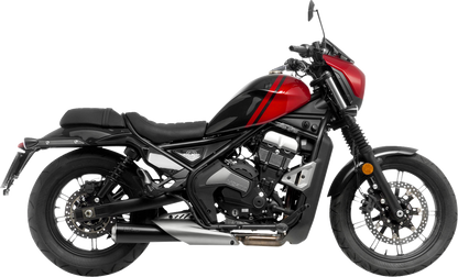 LEOVINCE Classic Racer Slip-On Muffler - Black - Claibro 700 15012BU