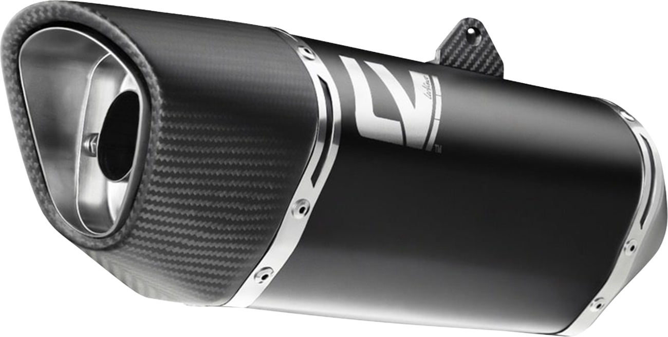 LEOVINCE LV-14 R Slip-On Muffler - Black - CB/CBR 500 F/R/X 15634BU