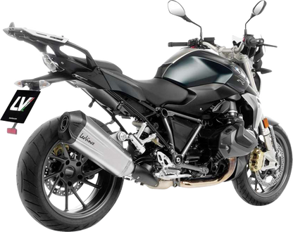 LEOVINCE LV-12 R Slip-On Muffler - Stainless Steel - R 1250 R/RS 15313U