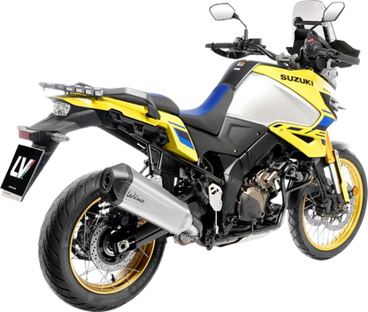 LEOVINCE LV-12 R Slip-On Muffler - Stainless Steel - V-Strom 1050 15315U