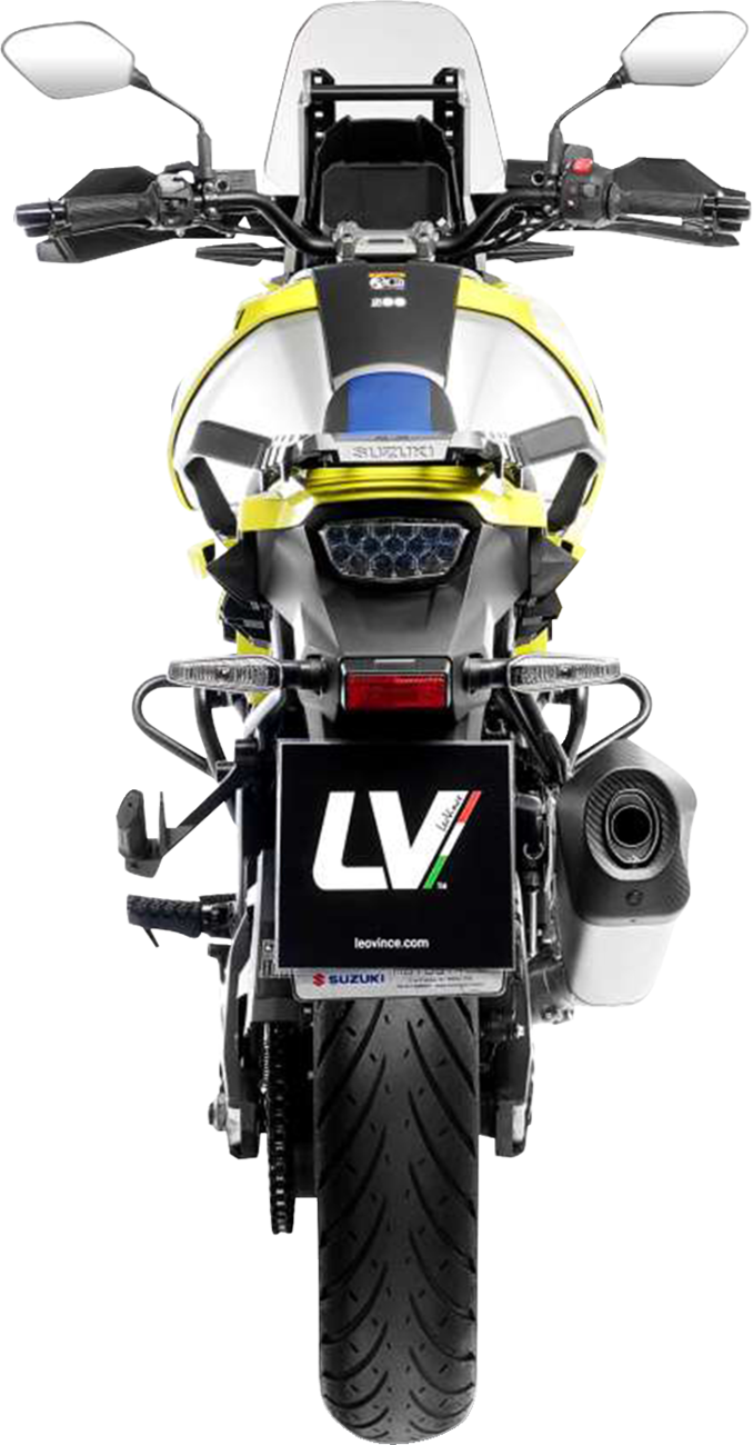 LEOVINCE LV-12 R Slip-On Muffler - Stainless Steel - V-Strom 1050 15315U