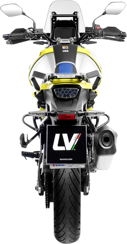LEOVINCE LV-12 R Slip-On Muffler - Stainless Steel - V-Strom 1050 15315U