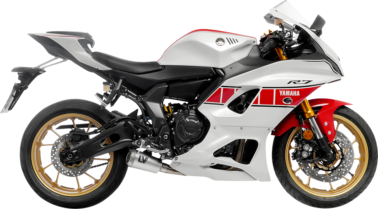 LEOVINCE 2-into-1 LV-10 Exhaust System - Stainless Steel - Yamaha 700 15272U