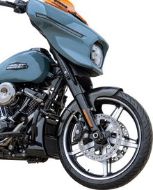 KLOCK WERKS Performance Bagger Front Fender - Black - 21" KWF-01-0325