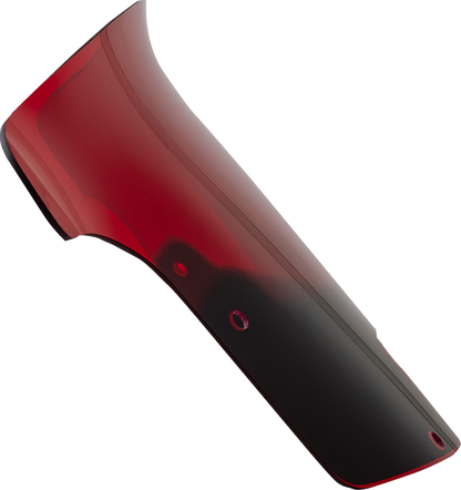 KLOCK WERKS Windshield - 9" - Red - Chieftain PowerPlus/Roadmaster PowerPlus KWW-04-0651