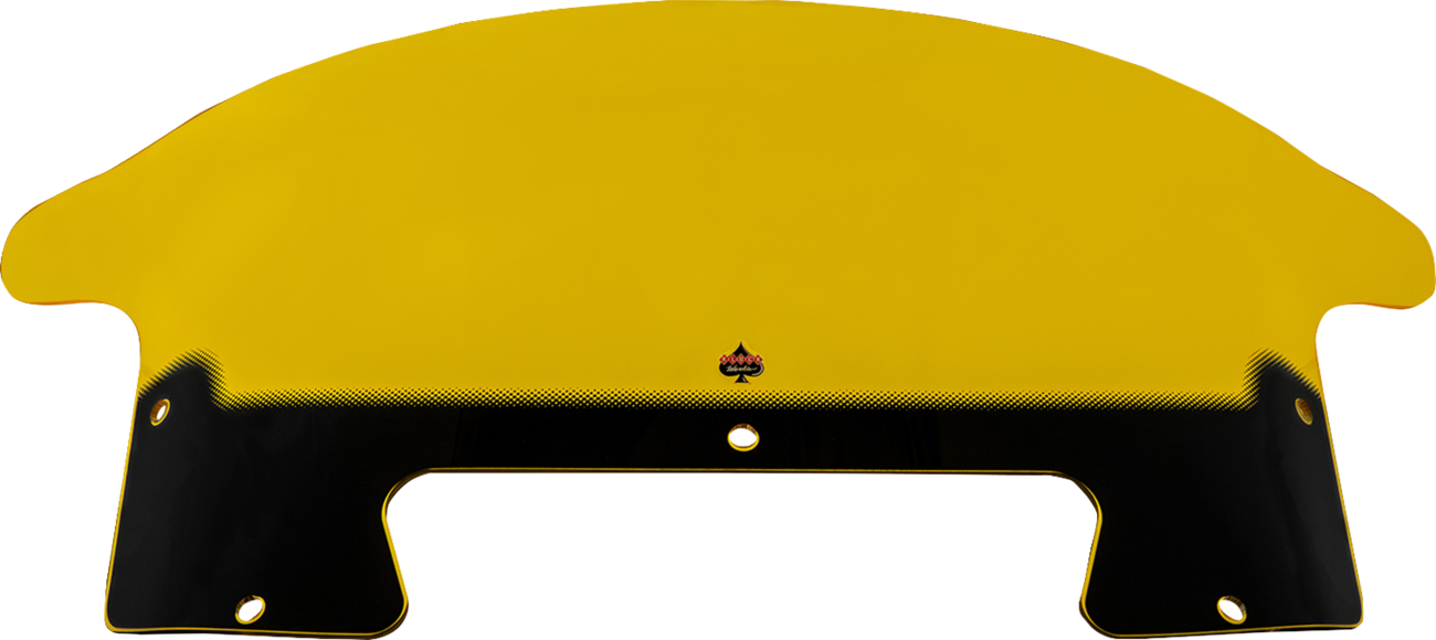 KLOCK WERKS Windshield - 9" - Yellow - Chieftain PowerPlus/Roadmaster PowerPlus KWW-04-0653