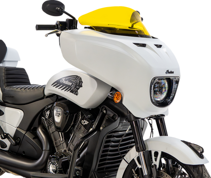 KLOCK WERKS Windshield - 9" - Yellow - Chieftain PowerPlus/Roadmaster PowerPlus KWW-04-0653