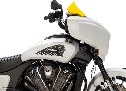 KLOCK WERKS Windshield - 9" - Yellow - Chieftain PowerPlus/Roadmaster PowerPlus KWW-04-0653