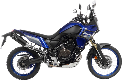 LEOVINCE LV One Evo Slip-On Muffler - High Mount - Black - Tenere 700 14465EBU: