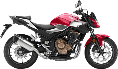 LEOVINCE LV-14 R Slip-On Muffler - Stainless Steel - CB/CBR 500 F/R/X 15634U