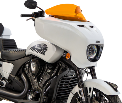 KLOCK WERKS Windshield - 9" - Orange Ice - Chieftain PowerPlus/Roadmaster PowerPlus KWW-04-0647