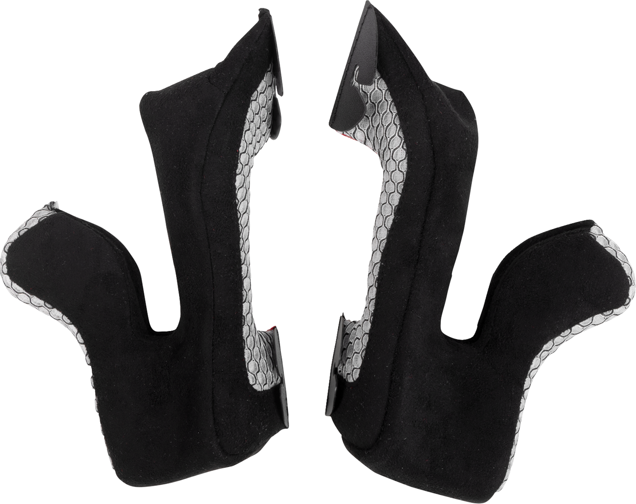 MOOSE OFFROAD MR3 Cheek Pads - F.A.F. - Black - Large 0134-4230