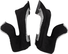 MOOSE OFFROAD MR3 Cheek Pads - F.A.F. - Black - Large 0134-4230