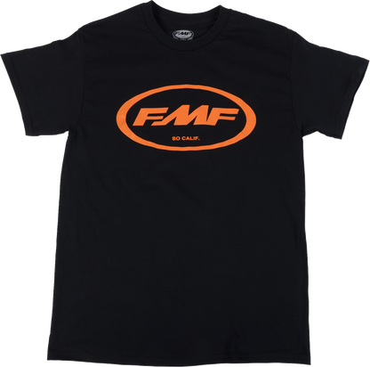 FMF Factory Classic Don T-Shirt - Black/Orange - Medium SP23118918BORMD