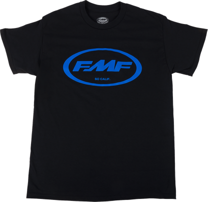 FMF Factory Classic Don T-Shirt - Black/Blue - Small SP23118918BBLSM