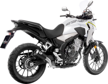 LEOVINCE LV-10 Slip-On Muffler - Black Stainless Steel - CB/CBR 500 F/R/X 15273BU