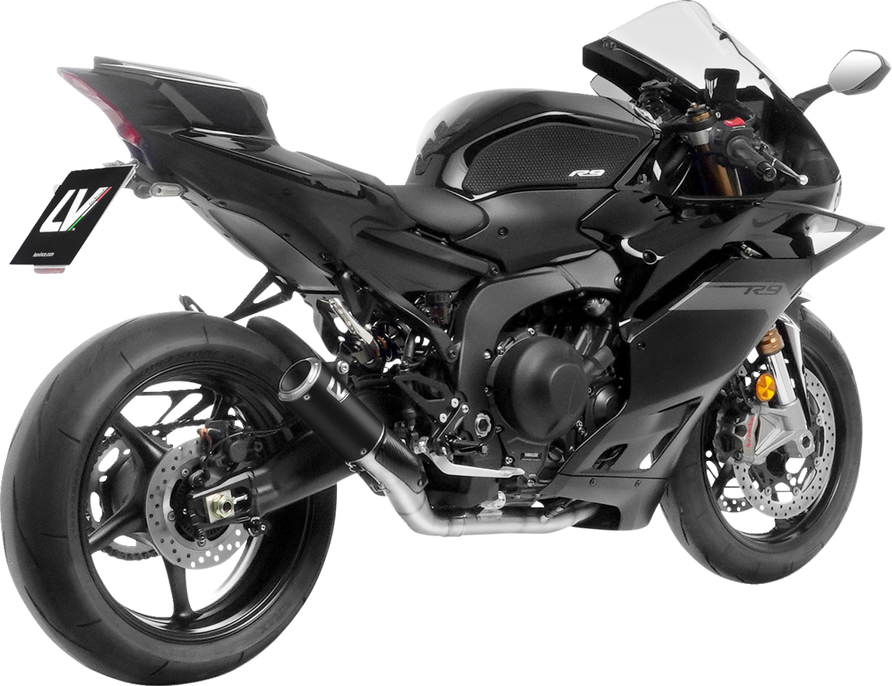 LEOVINCE 3-into-1 LV Corsa Exhaust System - Black - YZF-R9 15415BU