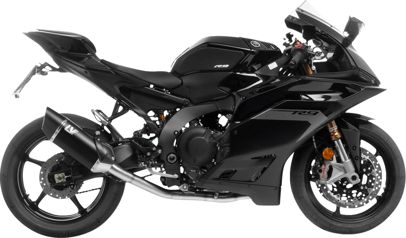 LEOVINCE LV-14 R Exhaust System - Black Stainless Steel - YZR-R9 15638BU