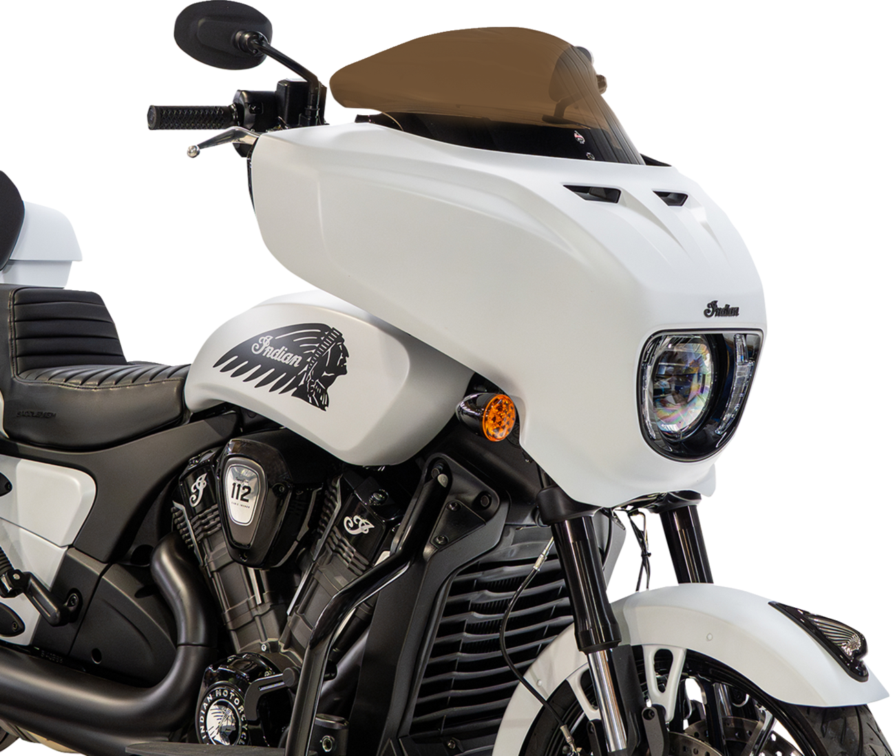 KLOCK WERKS Windshield - 9" - Bronze - Chieftain PowerPlus/Roadmaster PowerPlus KWW-04-0657