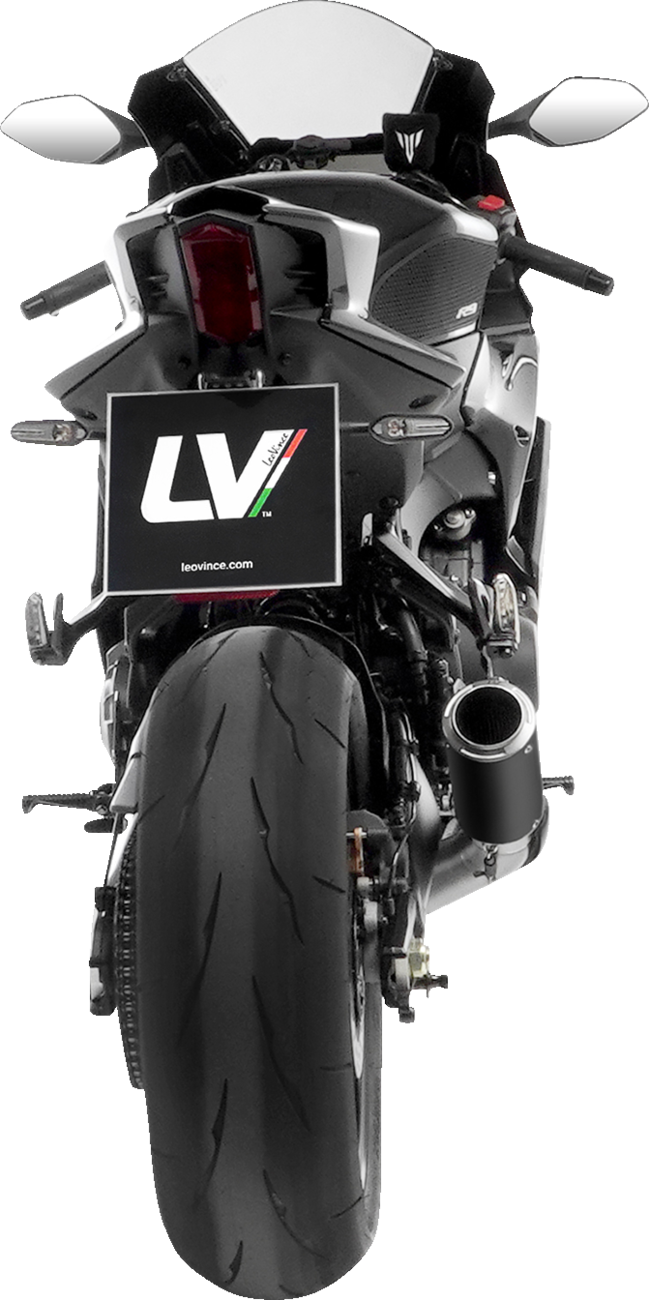 LEOVINCE 3-into-1 LV Corsa Exhaust System - Black - YZF-R9 15415BU