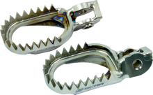 SCAR RACING Anti-Mud Foot Pegs - Titanium - Stark Varg S8516AM
