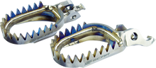 SCAR RACING Anti-Mud Foot Pegs - Titanium - Triumph TF S9516AM