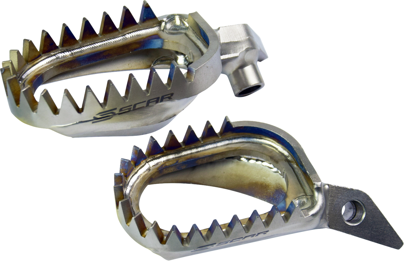 SCAR RACING Titanium Foot Pegs - Ducati Desmo S6516