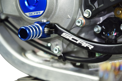 SCAR RACING Shift Lever - Blue - Yamaha/Fantic GSL413