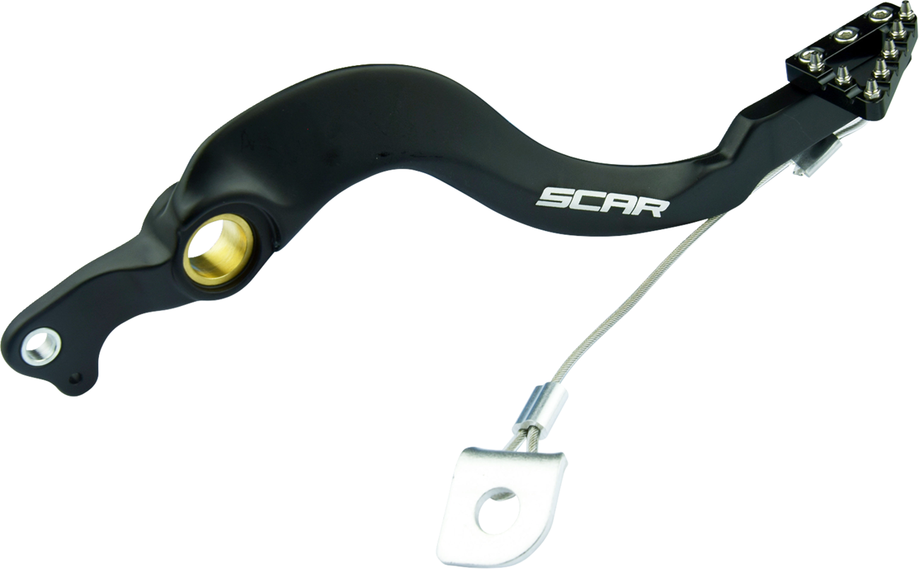 SCAR RACING Rear Brake Pedal - Black - Honda CRF 250/450 RBP203BK