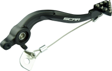 SCAR RACING Rear Brake Pedal - Black - KTM/Gas Gas/Husqvarna RBP503BK