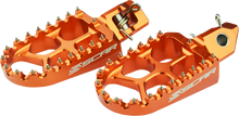SCAR RACING Evo Foot Pegs - Orange - Gas Gas/Husqvarna/KTM S5515OR